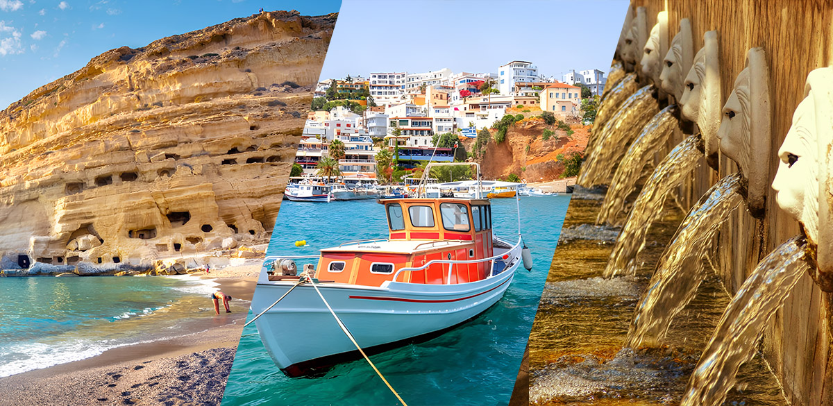 Матала - Агия Галини - Спили